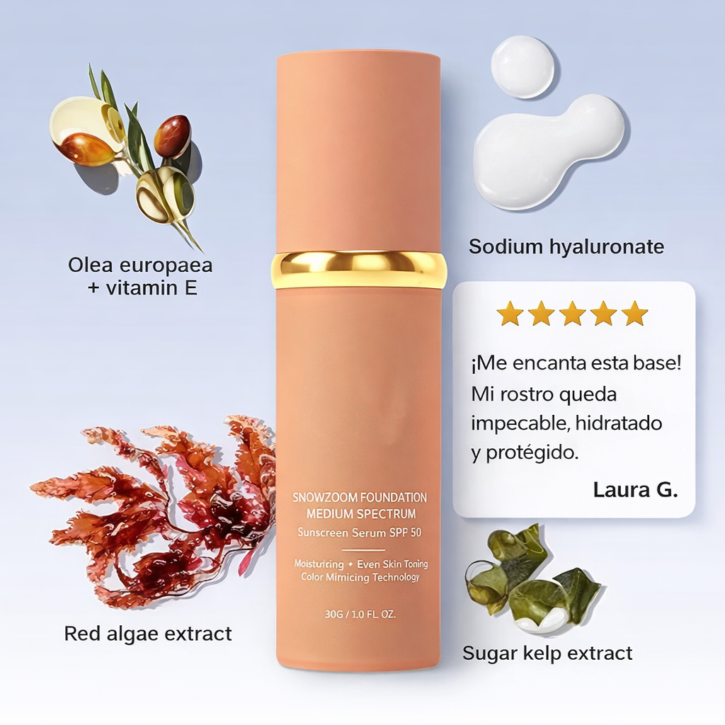 Base adaptativa a tu color de piel 2 x 1