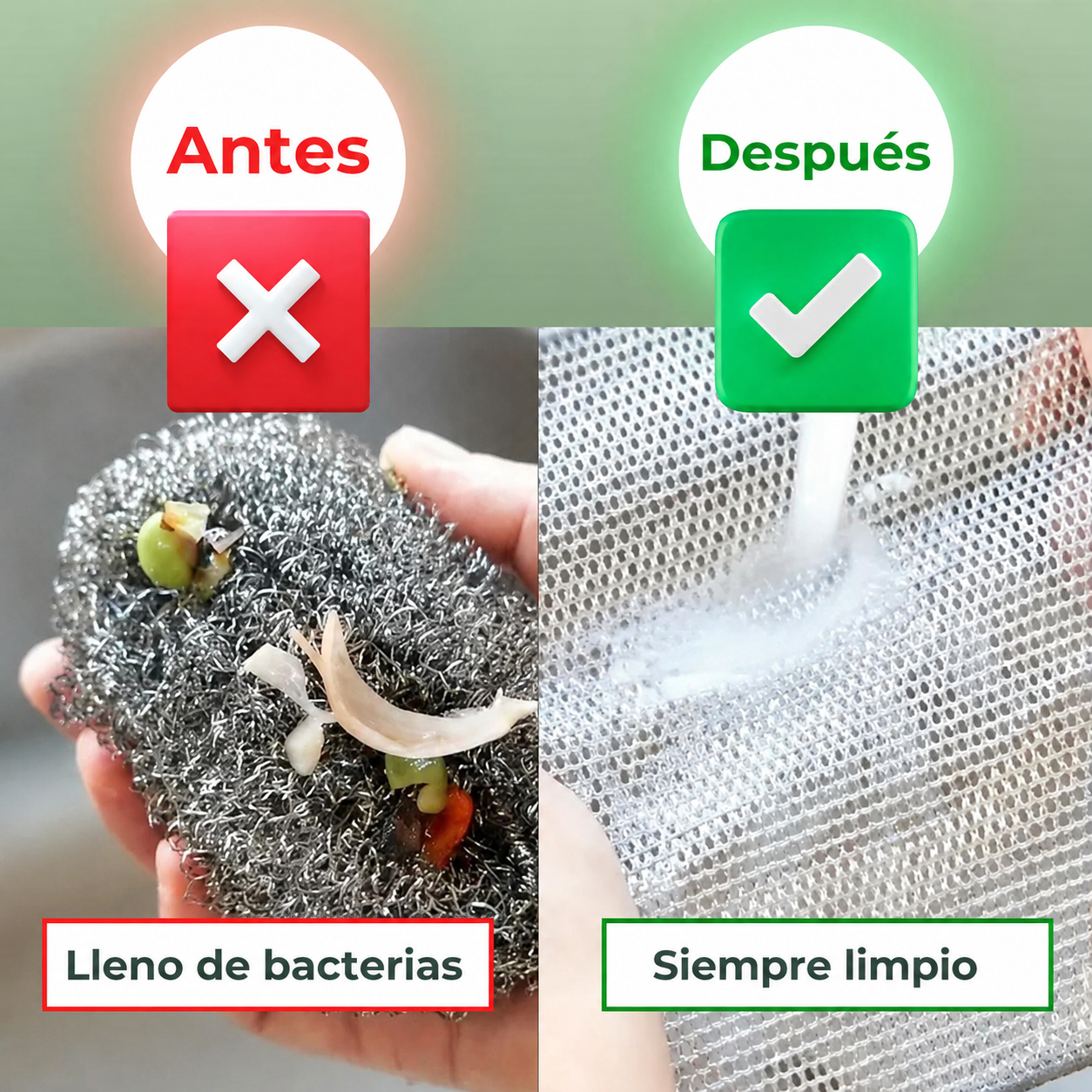 Limpieza profunda sin rayar ninguna superficie